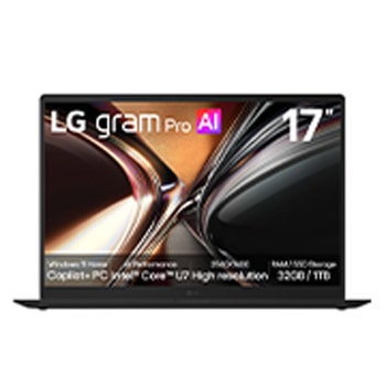 17-Inch LG gram Pro | Copilot+ PC | Windows 11 Home | Lightweight