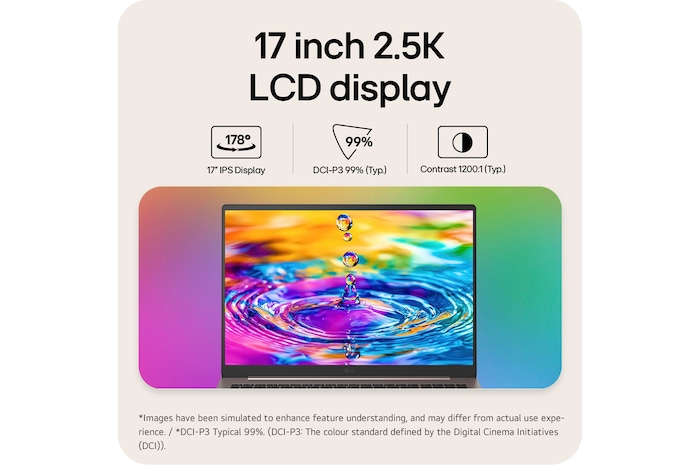 The image features an Intel® Core™ Ultra processor set against a blue-to-purple gradient background, with large semi-transparent “AI” text layered behind the chipset.