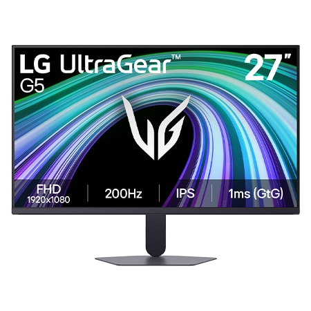 LG 27-inch UltraGear G5, 200Hz FHD Gaming Monitor