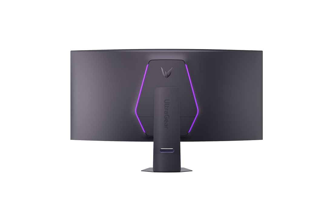 +15-degree angled side view of a 52-inch UltraGear evo G9, 5K2K 240Hz Gaming Monitor (52G930B)