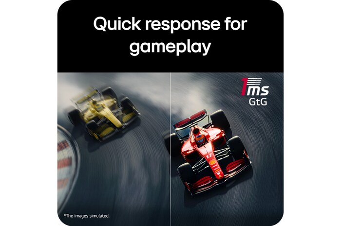 Top view of a 52-inch UltraGear evo G9, 5K2K 240Hz Gaming Monitor with right swivel (52G930B)