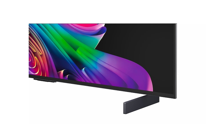 LG OLED evo C6 AI TV’s alpha 11 AI Processor 4K Gen3 glows in purple and blue light on a dark circuit board, highlighting the Dual AI Engine and delivering NPU up to x5.6 faster, CPU 50% faster, and GPU 70% stronger performance.
