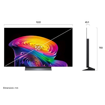LG 55 Inch LG OLED evo AI C6 4K Smart TV 2026, OLED55C6PUA