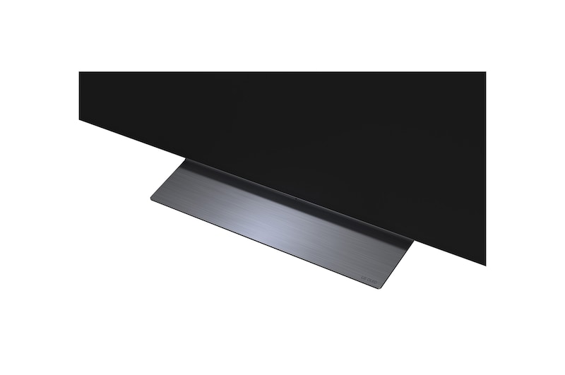 LG OLED evo AI C6 with Brightness Booster Pro shows a dark scene where glowing particles surrounding a deer silhouette, delivering up to 3.2x brighter peak brightness with higher luminance and clearer detail.