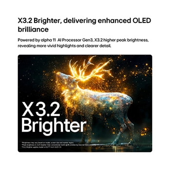 LG OLED evo C6 AI TV’s alpha 11 AI Processor 4K Gen3 glows in purple and blue light on a dark circuit board, highlighting the Dual AI Engine and delivering NPU up to x5.6 faster, CPU 50% faster, and GPU 70% stronger performance.