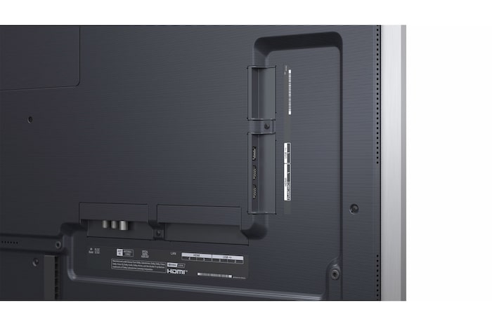 Rear view of LG OLED evo AI C5 4K Smart TV.