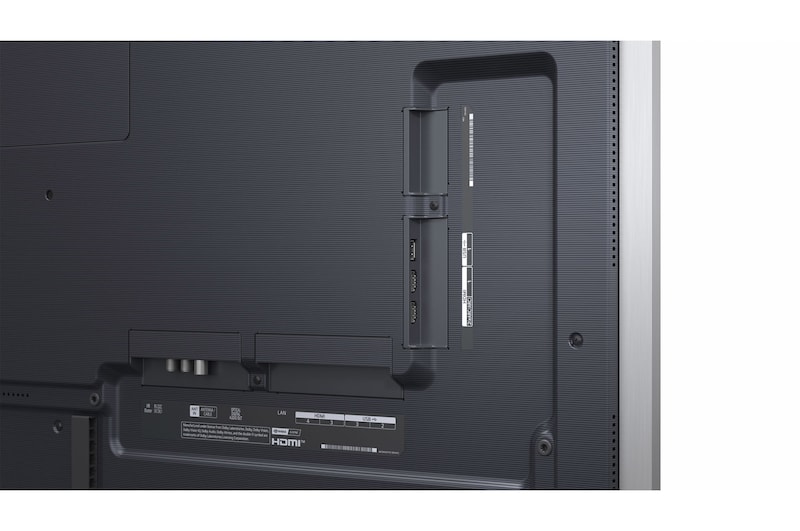 Rear view of LG OLED evo AI C5 4K Smart TV.