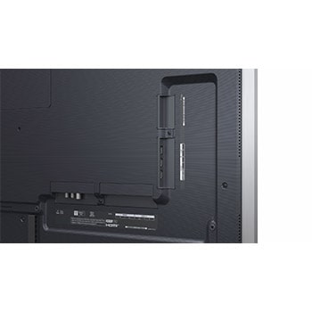 Rear view of LG OLED evo AI C5 4K Smart TV.