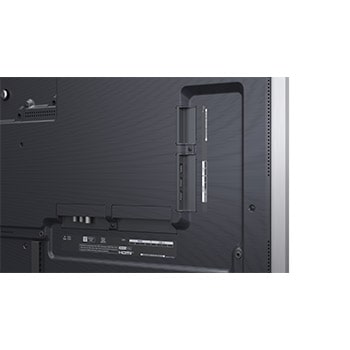 Rear view of LG OLED evo AI C5 4K Smart TV.