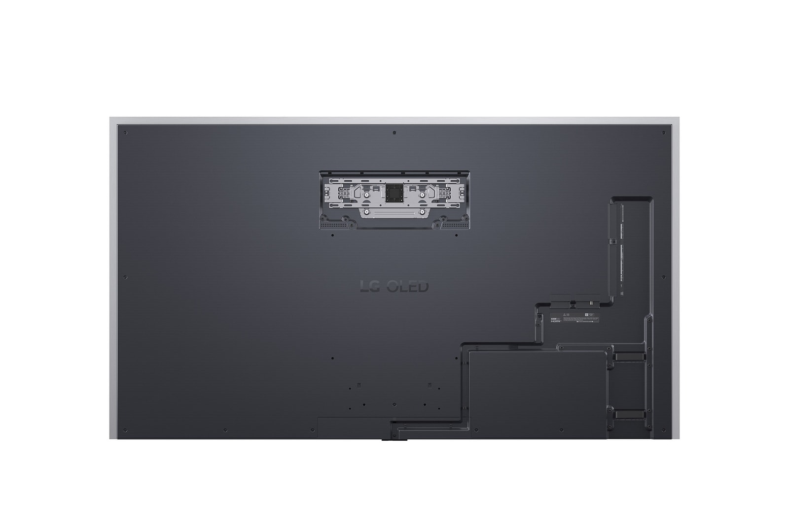 Rear view of LG OLED evo AI C5 4K Smart TV.