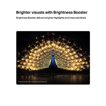 LG OLED evo AI G6, driven by Hyper Radiant Color Tech, shows X3.9 Brighter visuals with α11 AI Processor 4K Gen3 Dual AI Engine, Reflection Free Premium, and Perfect Black and Perfect Color badges in a pentagon layout.