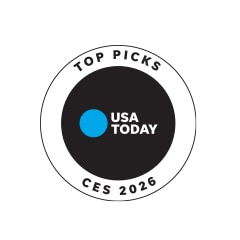 LG OLED evo AI W6 Wallpaper TV is recognized as a USA Today Top Pick of CES 2026.