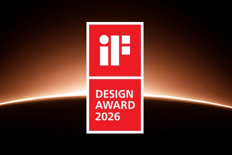 LG OLED evo AI W6 Wallpaper TV is recognized as the iF DESIGN AWARD 2026.