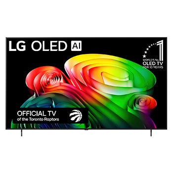 Front view of 77 Inch LG OLED AI B6 4K Smart TV 2026 OLED77B6GUA