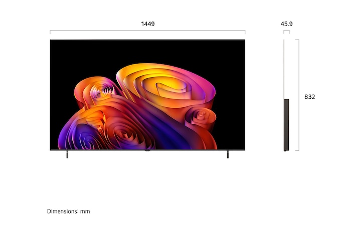 LG 55 Inch LG OLED AI B6E 4K Smart TV 2026, OLED55B6EUA