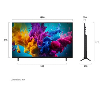 55 inch LG QNED evo AI Mini LED QNED8M 4K Smart TV 2026