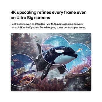 LG QNED AI QNED73 Mini LED is shown from the back, revealing a metallic rear panel with evenly spaced horizontal ridges that create a clean, structured look and emphasize the Linear Flow Design across the entire surface.