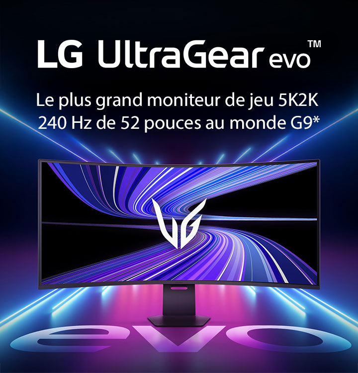 LG UltraGear evo G9 52-inch 5K2K WUHD gaming monitor with 240Hz refresh rate (52G930B)	