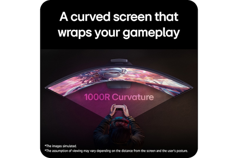 Right side view of a 52-inch UltraGear evo G9, 5K2K 240Hz Gaming Monitor (52G930B)