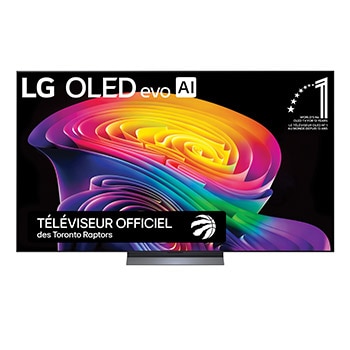Vue avant de 77 Inch LG OLED evo AI C6 4K Smart TV 2026 OLED77C6HUP