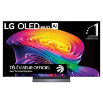 Vue avant de 55 Inch LG OLED evo AI C6 4K Smart TV 2026 OLED55C6PUA
