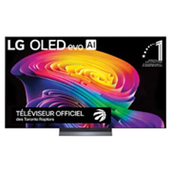 Vue avant de 65 Inch LG OLED evo AI C6 4K Smart TV 2026 OLED65C6PUA