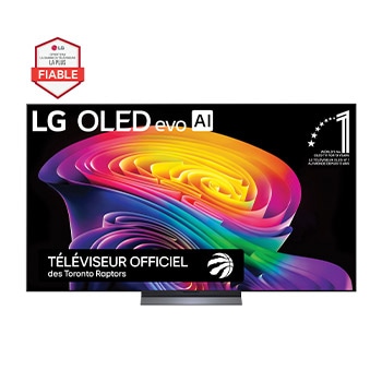 Vue avant de 77 Inch LG OLED evo AI C6 4K Smart TV 2026 OLED77C6HUP