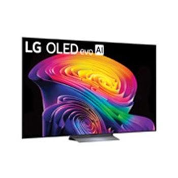 LG OLED evo AI C6 featuring Hyper Radiant Color Tech, delivering Perfect Black, Perfect Color, X3.2 brighter display, and alpha 11 AI Processor 4K Gen3 with Dual AI Engine.