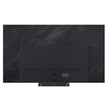 LG OLED evo AI C6 with Brightness Booster Pro shows a dark scene where glowing particles surrounding a deer silhouette, delivering up to 3.2x brighter peak brightness with higher luminance and clearer detail.