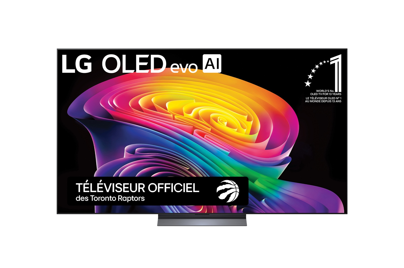 Vue avant de 77 Inch LG OLED evo AI C6 4K Smart TV 2026 OLED77C6HUP