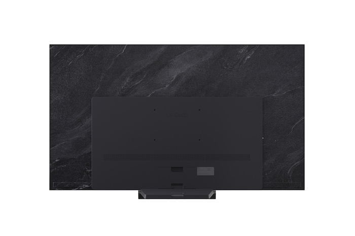 LG OLED evo AI C6 with Brightness Booster Pro shows a dark scene where glowing particles surrounding a deer silhouette, delivering up to 3.2x brighter peak brightness with higher luminance and clearer detail.
