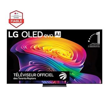 Vue avant de 83" Inch LG OLED evo AI C6 4K Smart TV 2026 OLED83C6HUP