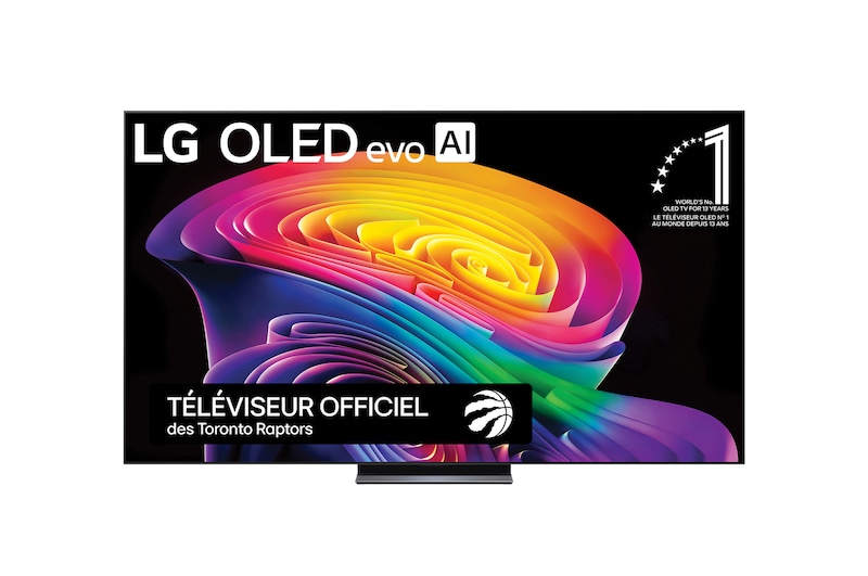 Vue avant de 83" Inch LG OLED evo AI C6 4K Smart TV 2026 OLED83C6HUP