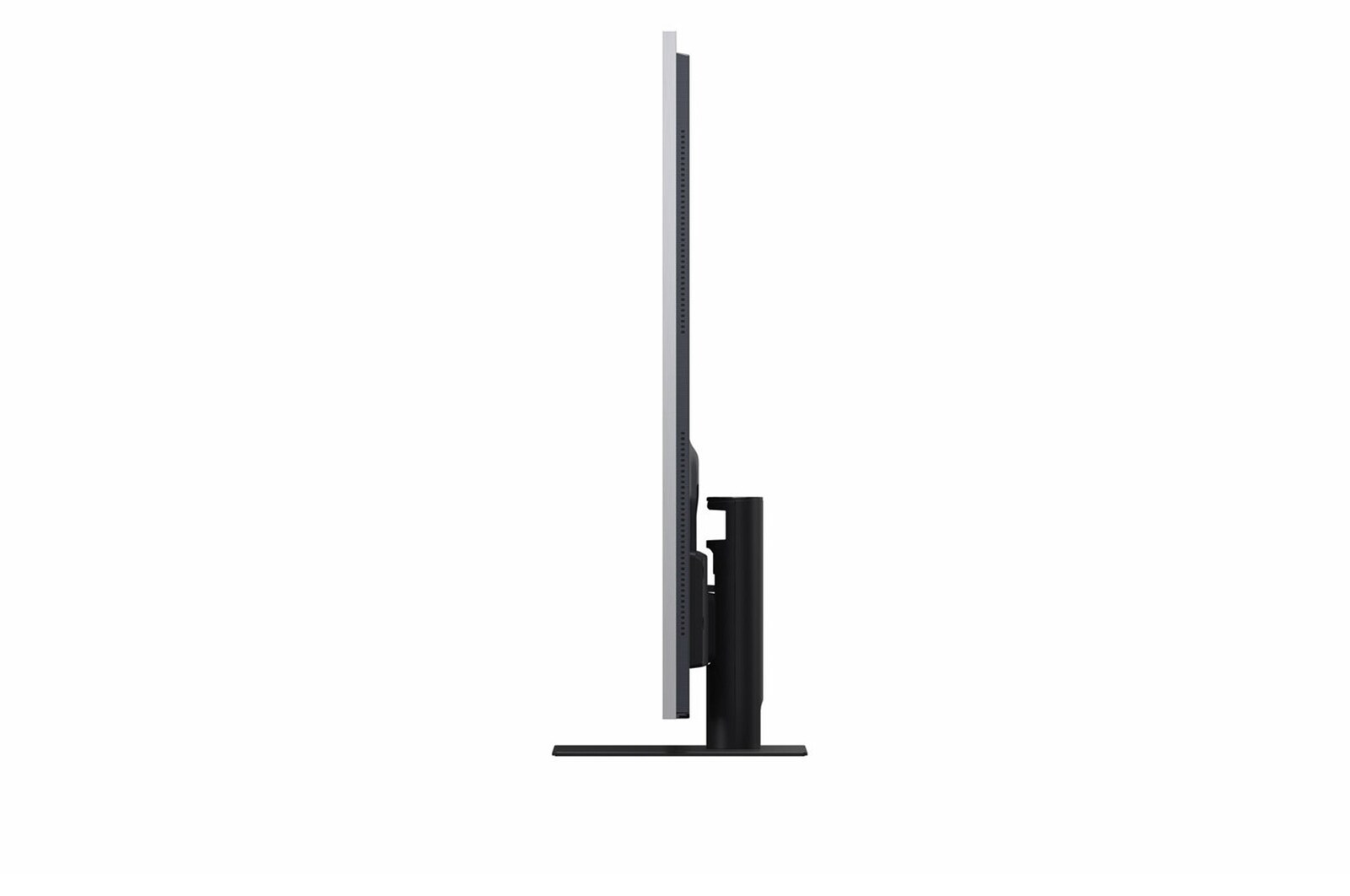 Vue latérale du téléviseur Smart TV LG OLED evo IA C5 4K.