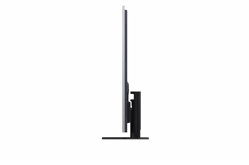 Vue latérale du téléviseur Smart TV LG OLED evo IA C5 4K.