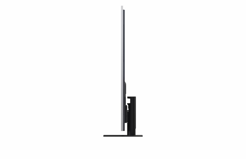 Vue latérale du téléviseur Smart TV LG OLED evo IA C5 4K.