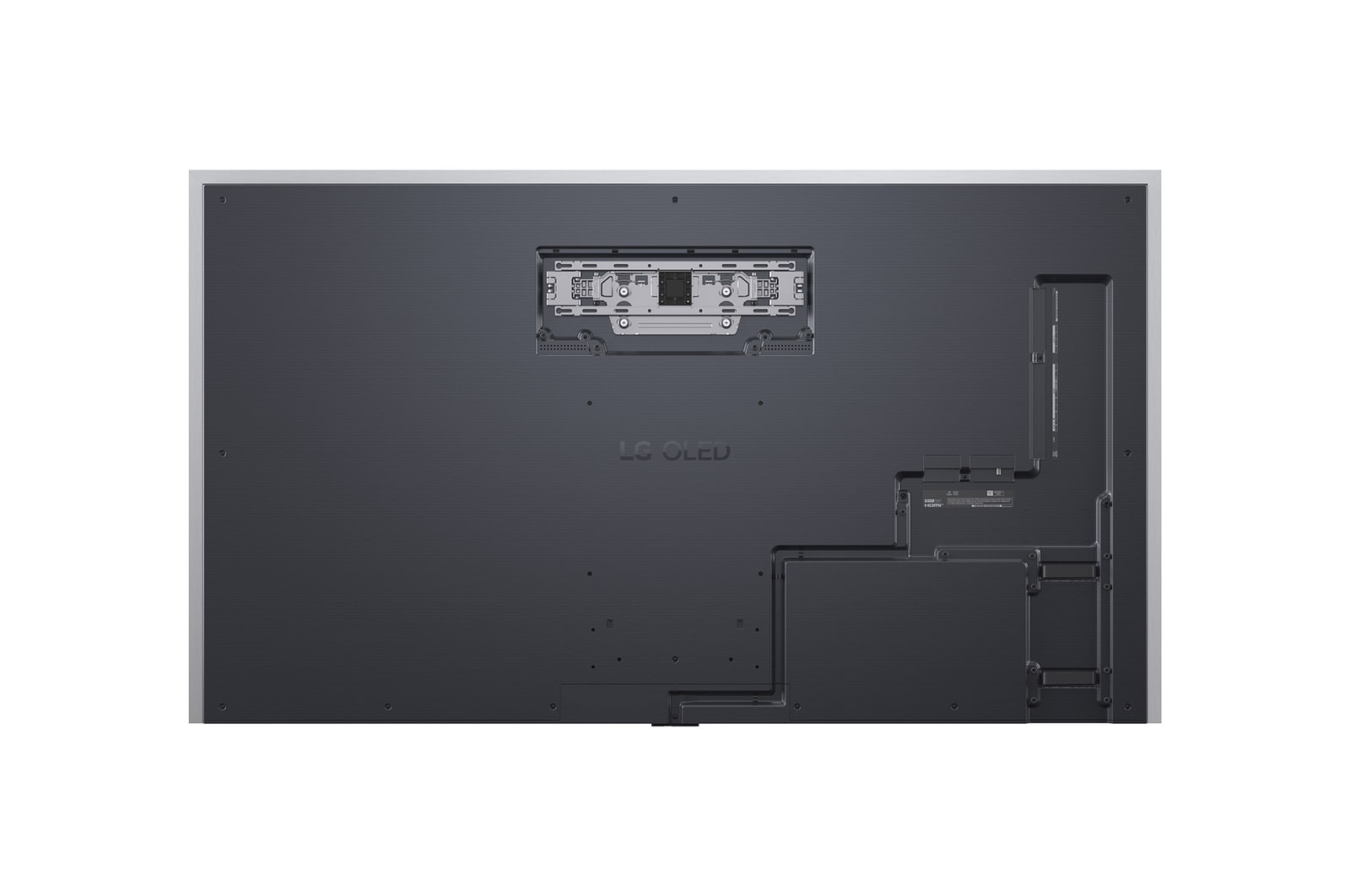 Vue arrière du téléviseur Smart TV LG OLED evo AI C5 4K.