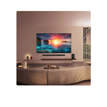 LG OLED evo AI G6 for Unbeatable Gameplay in 4K 165Hz shows a high-speed racing game with a yellow open-wheel car in motion, bold “WIN” text on screen, and NVIDIA G-SYNC and AMD FreeSync Premium logos at the top.