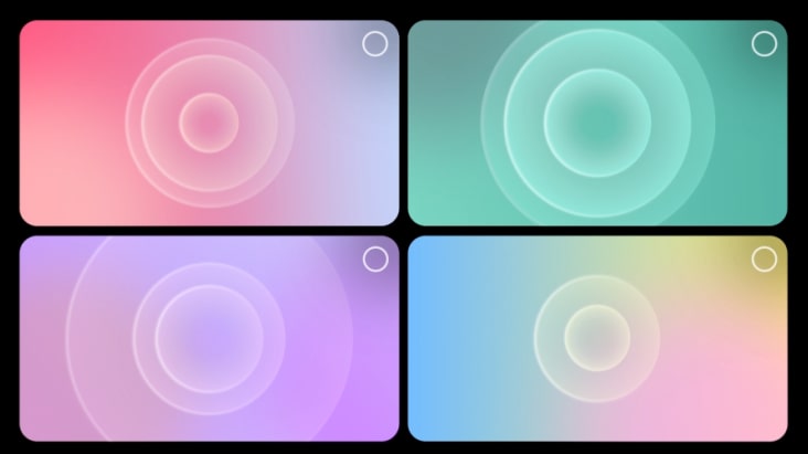 LG AI TV avec AI Sound Wizard propose plusieurs options de profil sonore organisées en grille, permettant aux utilisateurs de sélectionner les réglages audio préférés qui guident la création d’un profil sonore personnalisé.