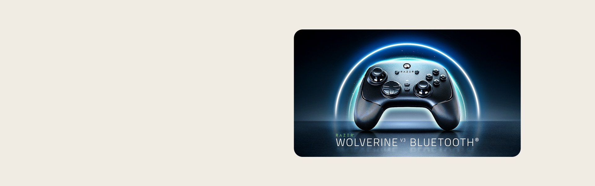 Der LG OLED evo AI C6 mit Bluetooth Ultra Low Latency zeigt einen drahtlosen Game Controller mit der Bezeichnung „Razer Wolverine V3 Bluetooth“ auf dem Bildschirm, was auf eine optimierte Unterstützung des Bluetooth-Controllers für reaktionsschnelles Gameplay hinweist.