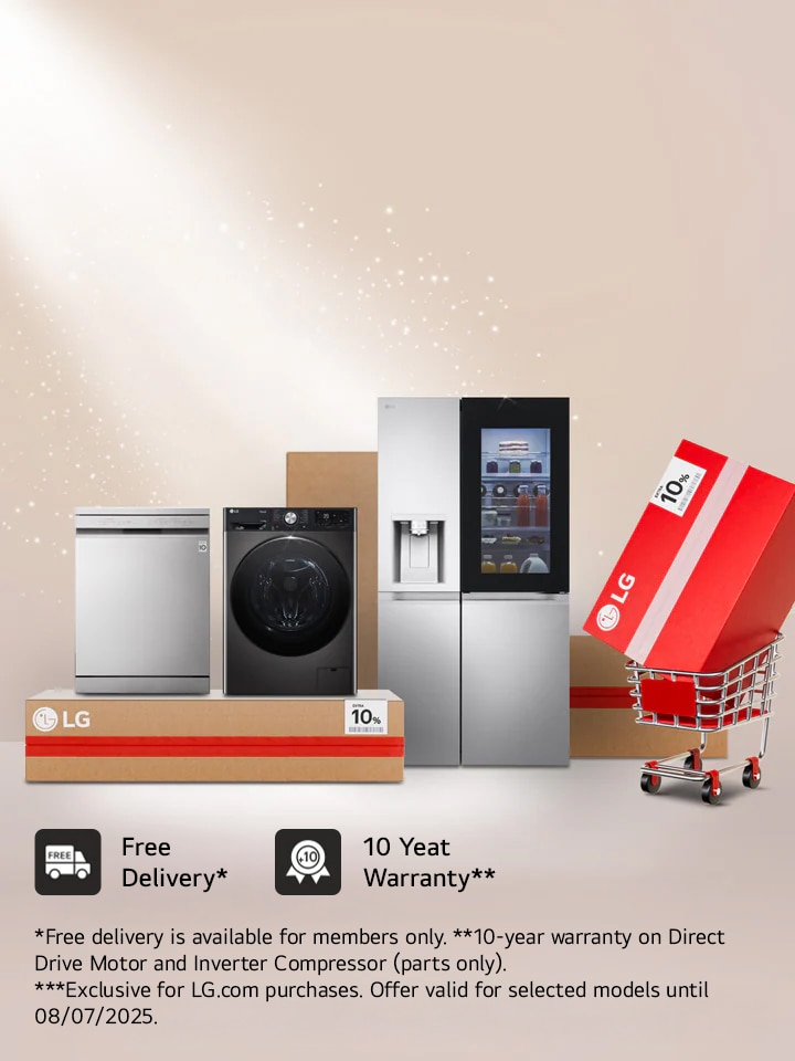 Compra y disfruta las nuevas promociones en electrodomésticos de LG