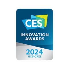 Abzeichen „2025 CES Innovation Awards“ mit Ehrung „2025 Honoree“.