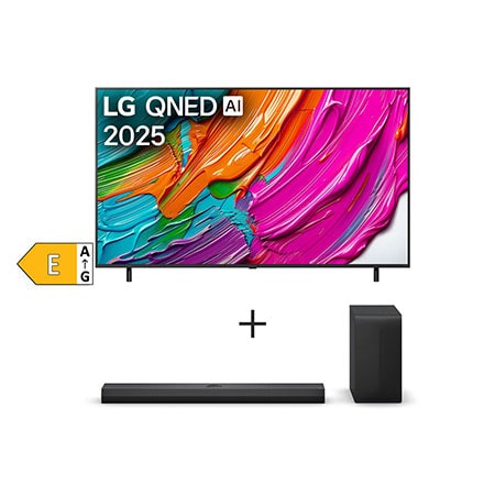 SET - LG TV 65QNED8EA6B + Soundbar S70TY