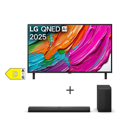 SET - LG TV 75QNED8EA6B + Soundbar S70TY
