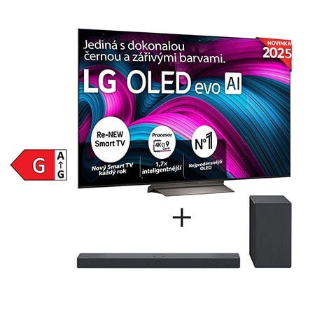 SET - LG TV OLED48C5ELB + Soundbar SC9S
