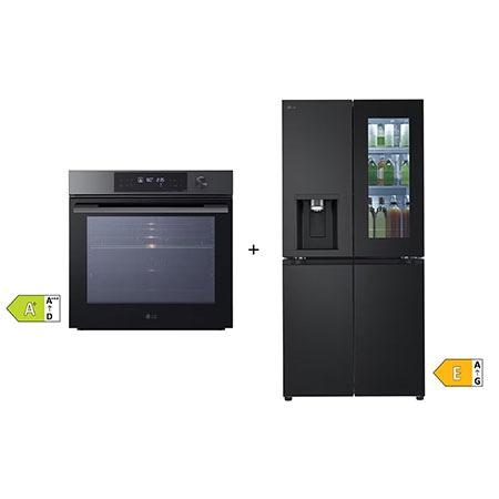 SET - Vestavná trouba LG WS7D7632WB + Americká chladnička LG GMG860EPBE