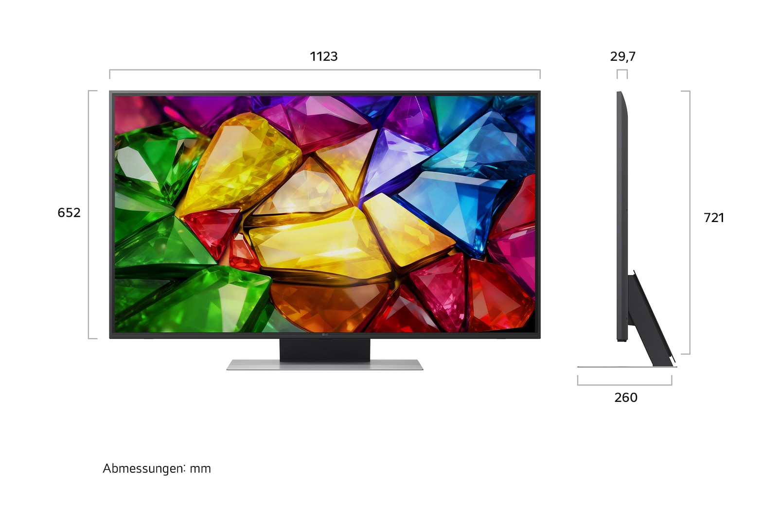 50" Zoll LG Mini RGB evo AI MRGB88 4K Smart TV 2026