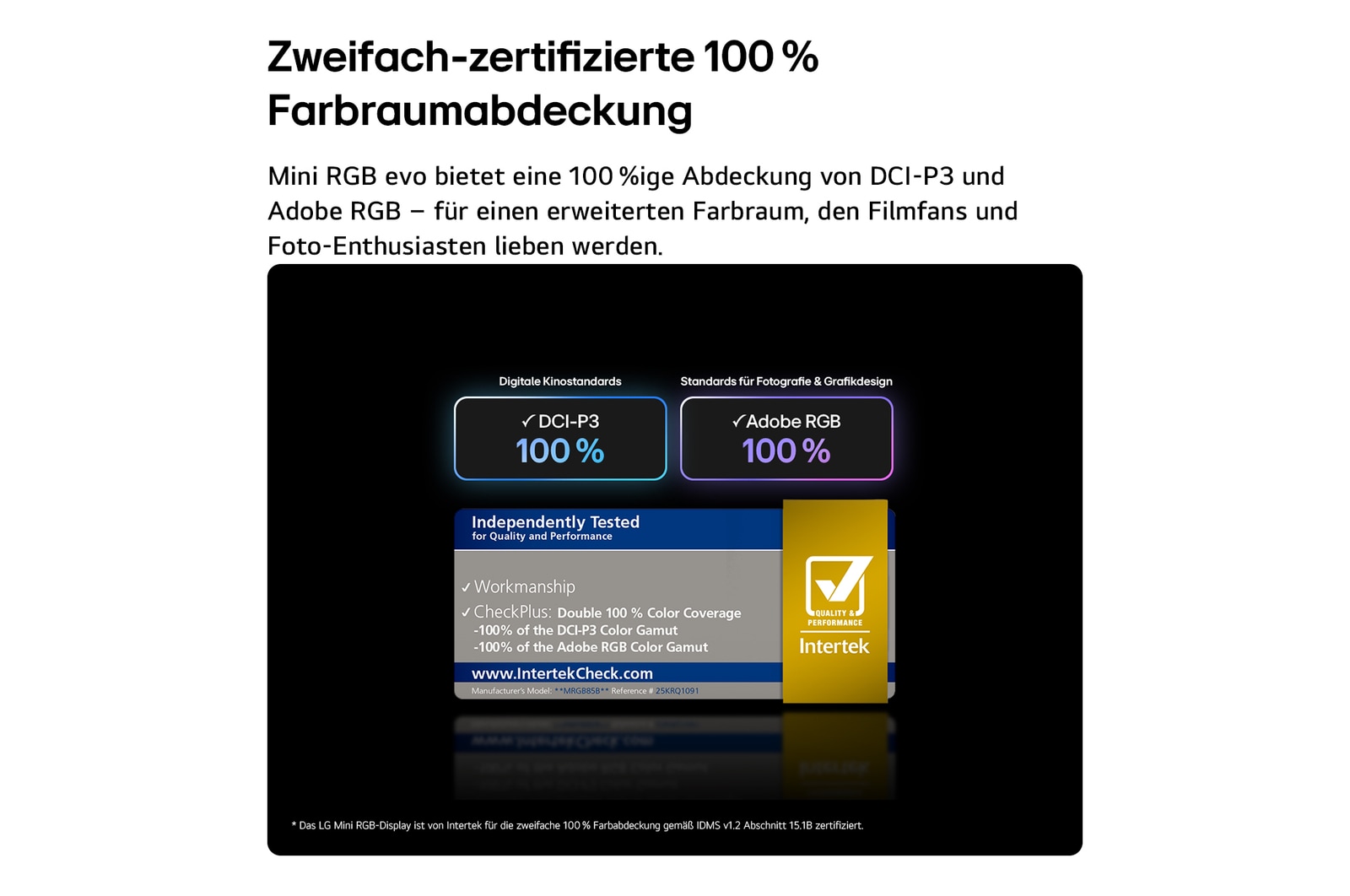 55" Zoll LG Mini RGB evo AI MRGB88 4K Smart TV 2026