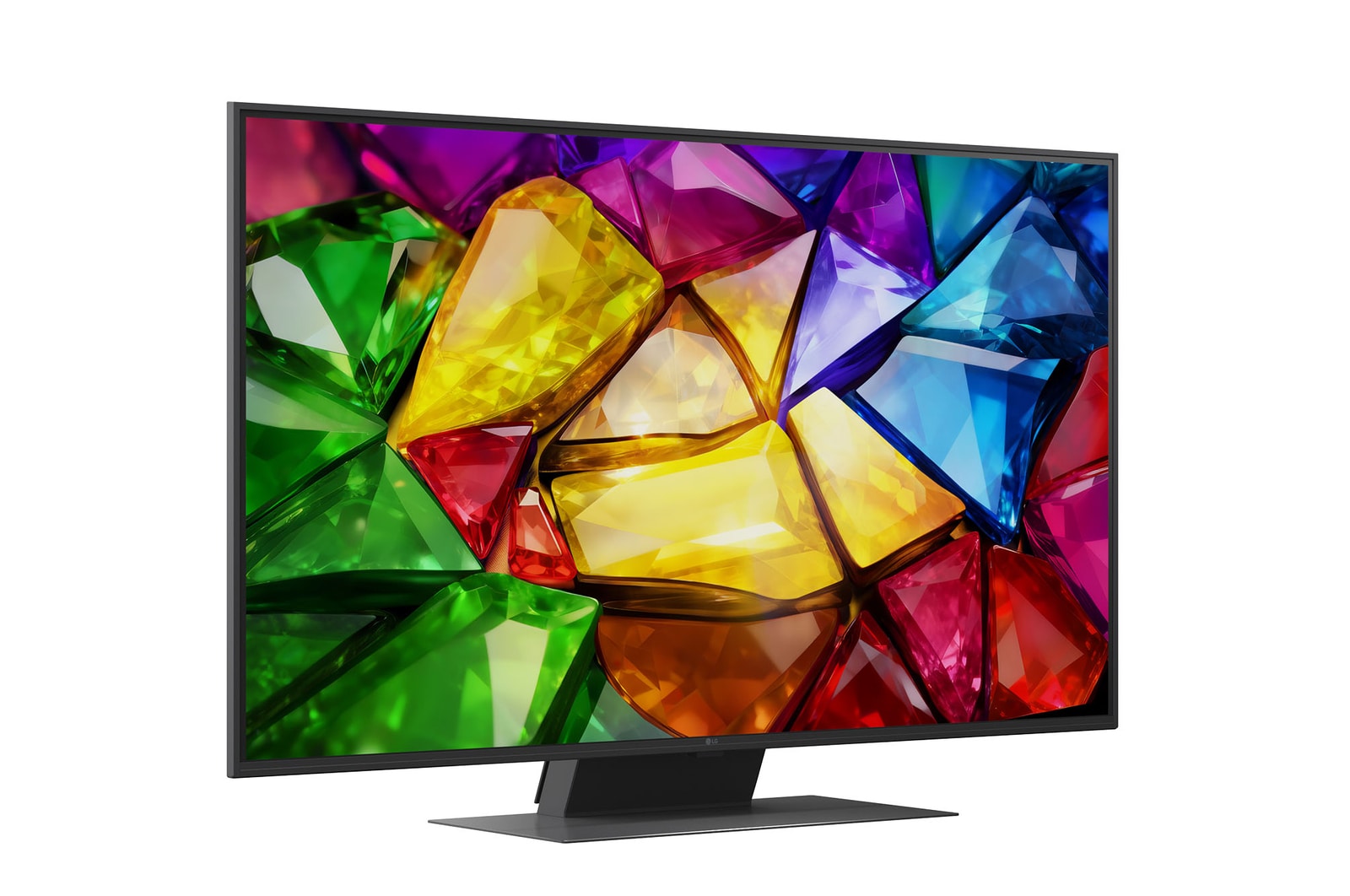 Der LG Mini RGB evo AI MRGB86 mit Ultimate Gameplay präsentiert eine dynamische, rasante Rennszene mit einem unscharfen Vergleichsbild, das den Motion Booster 288 hervorhebt. Es unterstützt außerdem 144 Hz, VRR, AMD FreeSync, ALLM, HGiG und GeForce NOW.
