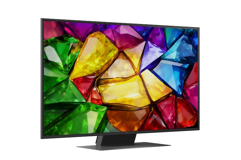 Der LG Mini RGB evo AI MRGB86 mit Ultimate Gameplay präsentiert eine dynamische, rasante Rennszene mit einem unscharfen Vergleichsbild, das den Motion Booster 288 hervorhebt. Es unterstützt außerdem 144 Hz, VRR, AMD FreeSync, ALLM, HGiG und GeForce NOW.